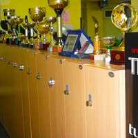 Ingresso spogliatoi della Palestra Fitworld club Salerno