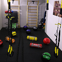 Panoramica Sala Gladiator della Palestra Fitworld club Salerno
