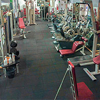 Sala Attrezzi della Palestra Fit world club Salerno